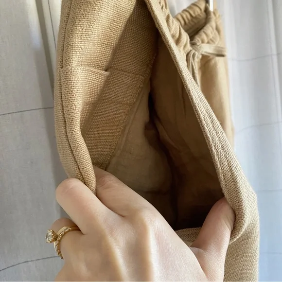 ❌SOLD❌ MATTEO Los Angeles Linen Cropped Pants - Picture 3 of 12